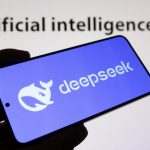 DeepSeek AI training process infographic